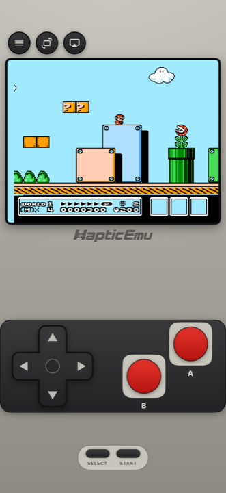 Super Mario Bros 3 with NES-style controller